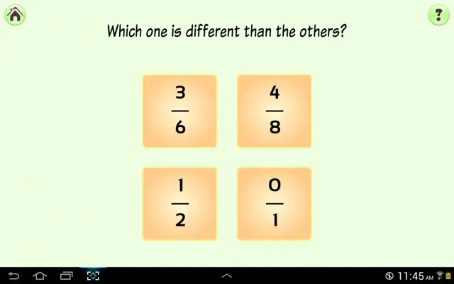 Simply Fractions 2 (Lite) android App screenshot 0